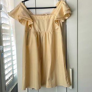 Cream yellow dress